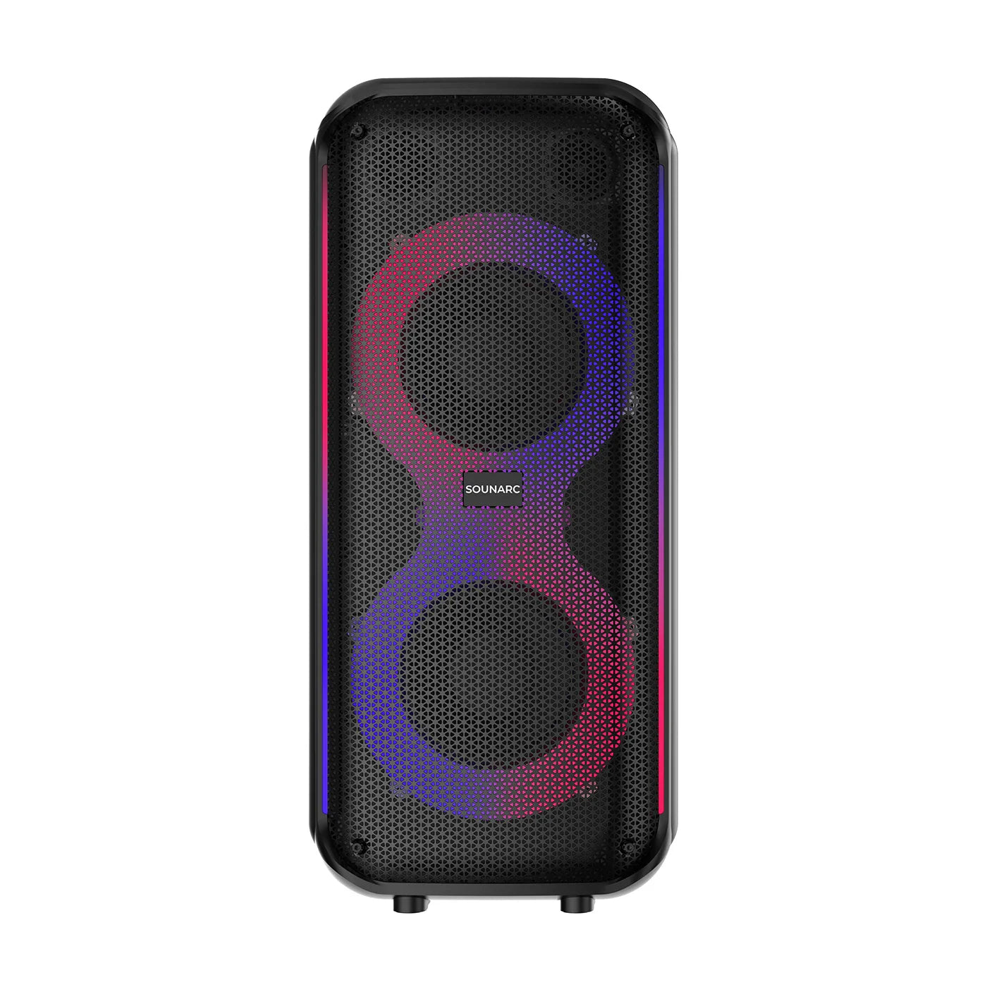 HKM-661907 Portable 60W Karaoke Speaker with LED Light, Super Bass, TWS, and 13000mAh Battery for Party Use