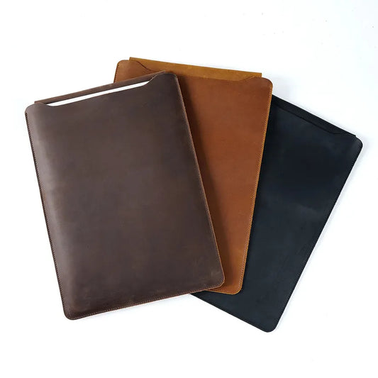 HKM-661971 Leather Computer Clutch Bag for 12, 13, and 14 Inch Laptops in Multiple Colours