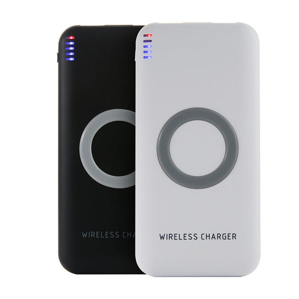 HKM-661971 Wireless Mobile Power Charger - B100, 2000mA Input, Black/White Options