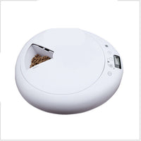 HKM-6620349 Automatic Six-Hole Feeder with Voice Reminder for Dogs and Cats