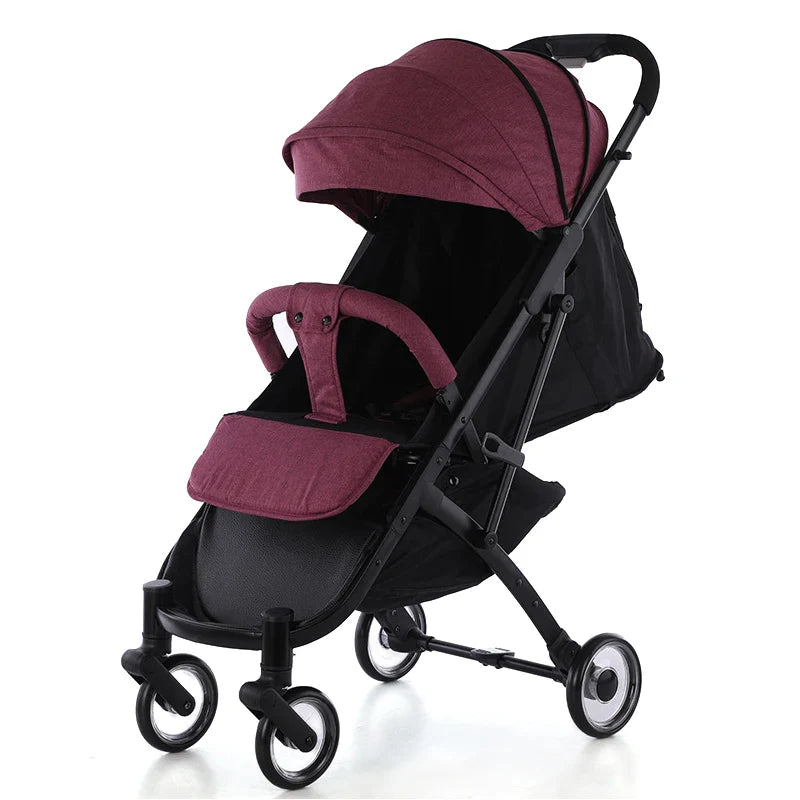 HKM-662099 Luxury 3 in 1 Aluminium Compact Lightweight Stroller for Infants and Toddlers (0-3 Years)