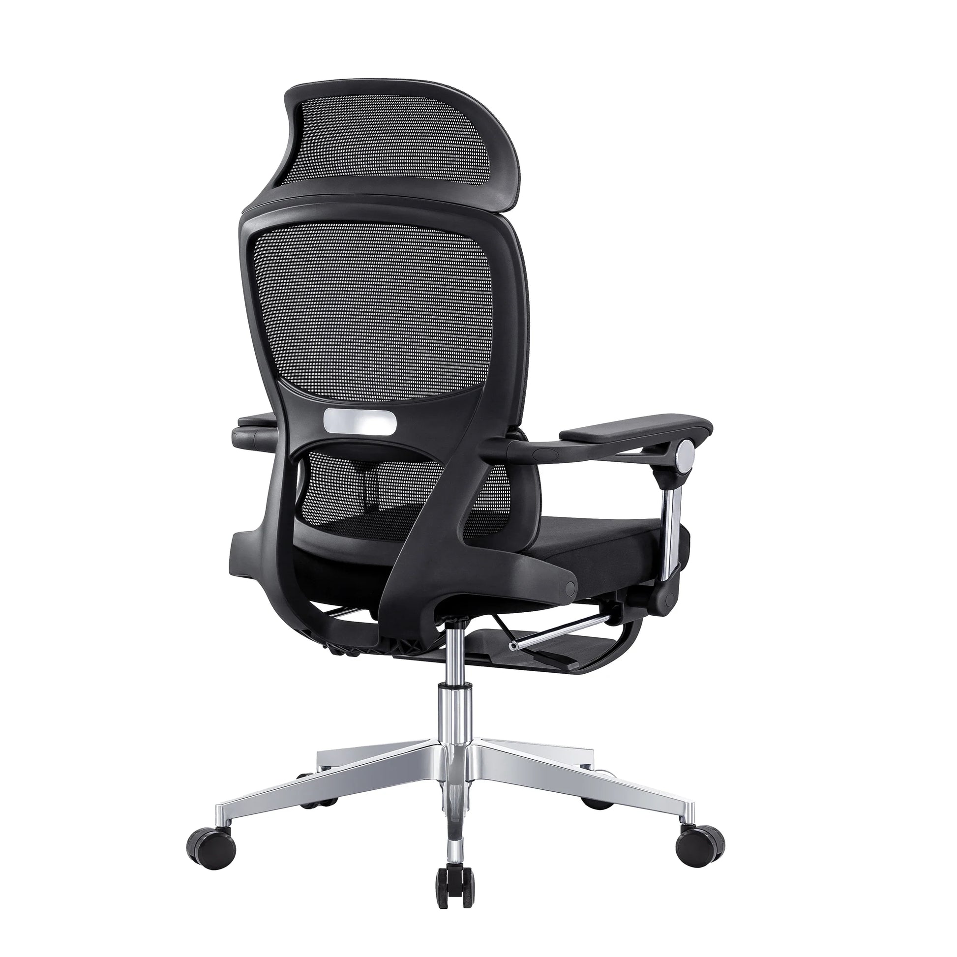 HKM-662163 Ergonomic Mesh Office Chair with Foot Rest and Swivelling Design for Comfortable Office Use