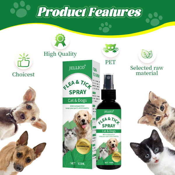 HKM-6622013 Pet Skin Itching Relief Spray for Dogs and Cats - 100ml Insecticide Solution