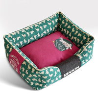 HKM-6624189 Jarre Aero Bull Dog Bed in Small, Medium, and Large Sizes - Red, Blue, Green Rabbit Options