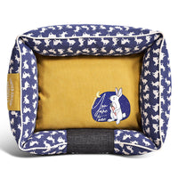 HKM-6624189 Jarre Aero Bull Dog Bed in Small, Medium, and Large Sizes - Red, Blue, Green Rabbit Options