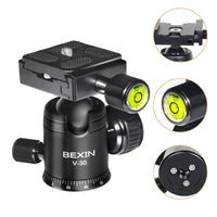 HKM-662419 Aluminum Camera Tripod with Adjustable Ball Joint for iPhone Models
