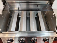 HKM-662419 Built-in Propane BBQ Gas Grill Smoker - Heavy Duty Stainless Steel for Outdoor Kitchen