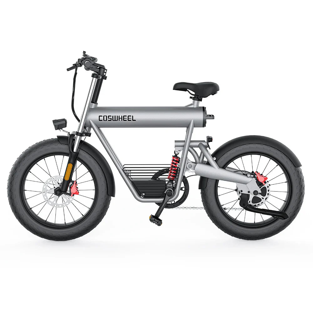HKM-662611 500W 1000W Electric City Bike with 7 Speed Gears, Aluminum Alloy Frame, Hydraulic Disc Brakes, 20" Wheel Size, Max Speed 30-50Km/h and 20Ah Lithium Battery
