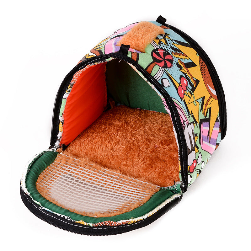 HKM-6626365 Cozy Hamster Nest Backpack for Outdoor Adventures