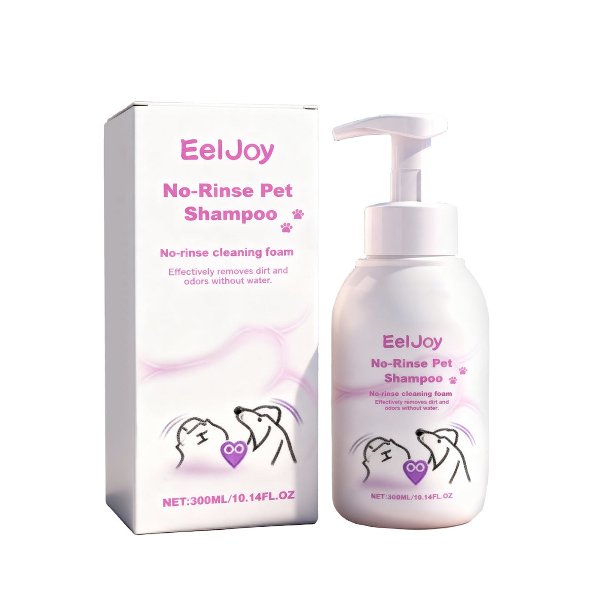 HKM-6627773 No-Rinse Foaming Pet Shampoo with Natural Ingredients