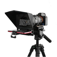 HKM-662803 Portable Smartphone Teleprompter with Adjustable Adapter Rings and Remote Control