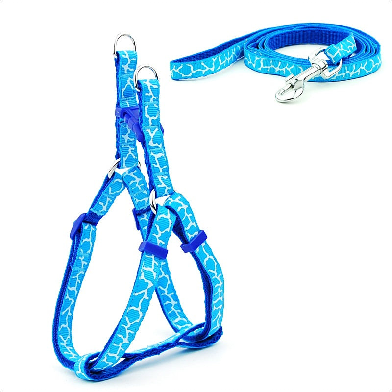 HKM-6629181 Adjustable Cat and Dog Leash with Chest Strap, Durable PP Material