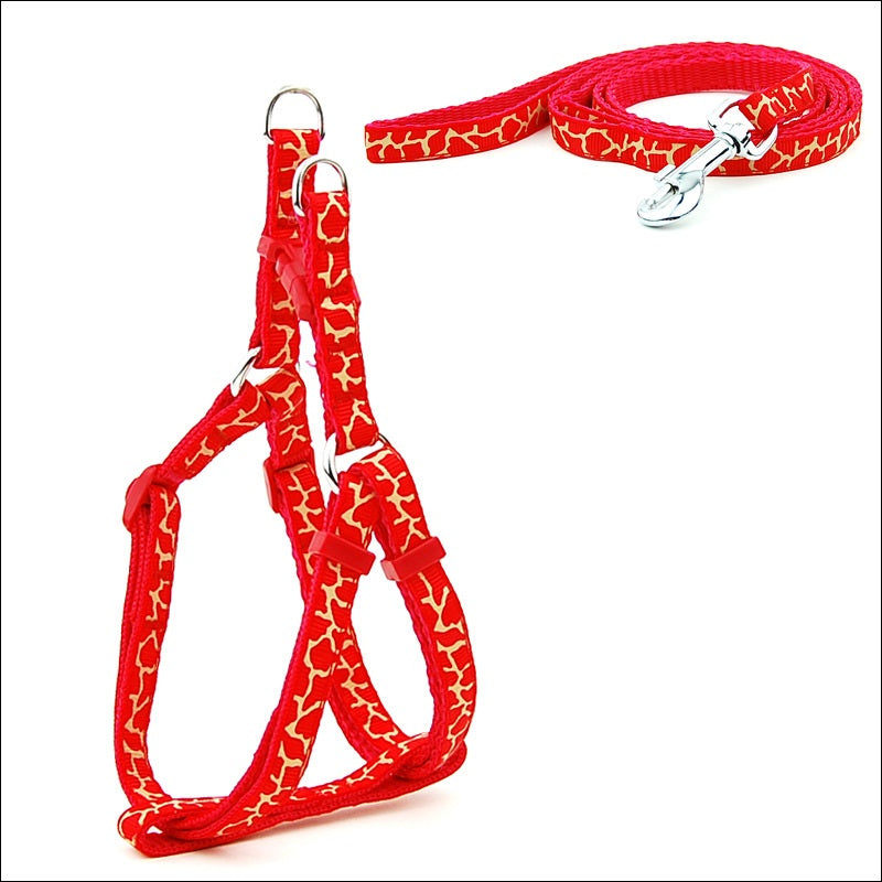HKM-6629181 Adjustable Cat and Dog Leash with Chest Strap, Durable PP Material