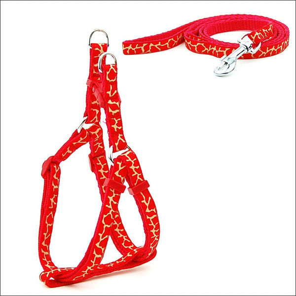 HKM-6629181 Adjustable Cat and Dog Leash with Chest Strap, Durable PP Material