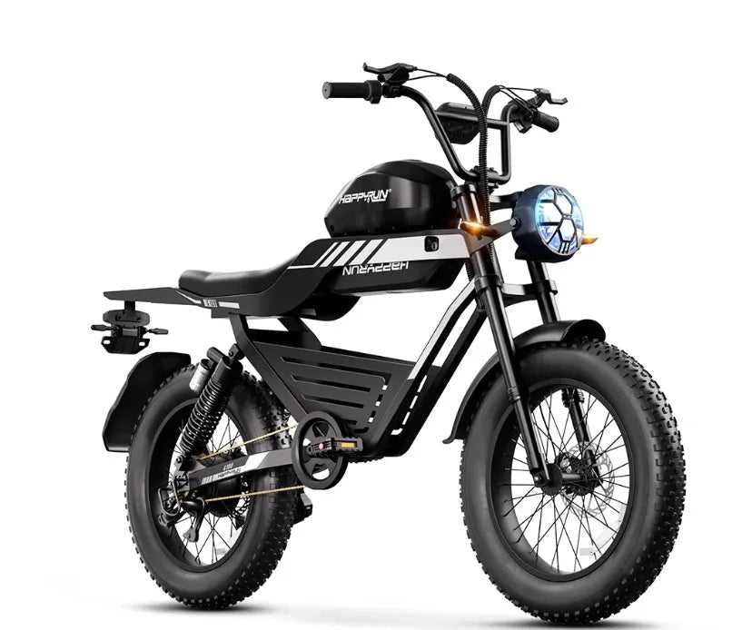 HKM-662995 High-Powered Long Range Electric Bike with Dual Batteries and 6000W Motor
