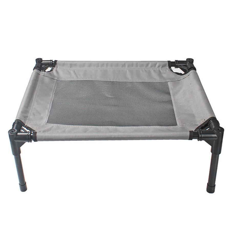 HKM-663059 Outdoor Portable Dog Bed with Removable Oxford Cloth Cover and Steel Frame for Camping and Home Use