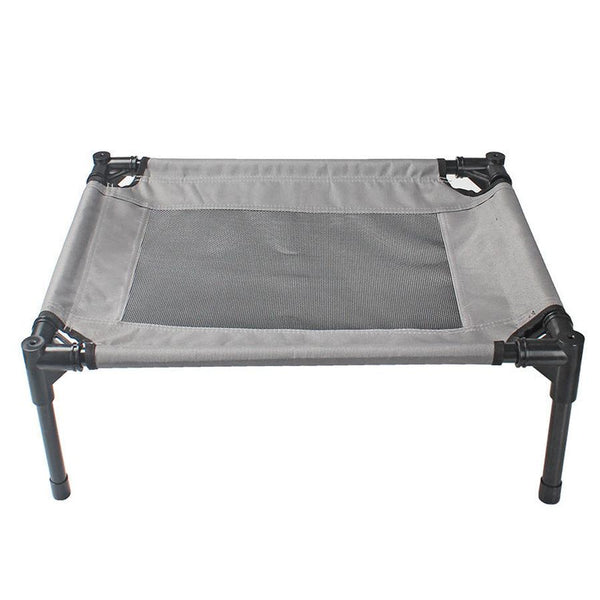 HKM-663059 Outdoor Portable Dog Bed with Removable Oxford Cloth Cover and Steel Frame for Camping and Home Use