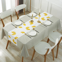 HKM-663059 Waterproof PVC Tablecloth - Oil-Proof, Anti-Scald, Rectangular Dining Table Cover