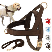 HKM-6631741 Durable and Breathable Large Dog Vest Chest Harness - Adjustable Fit for Comfort and Safety