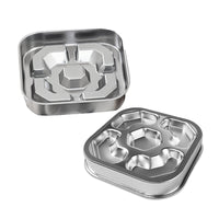 HKM-6631869 Square Stainless Steel Slow Feeding Bowl for Pets