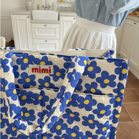 HKM-6632125 Cartoon Print Cotton Handbag for Pet Storage - Multiple Designs Available