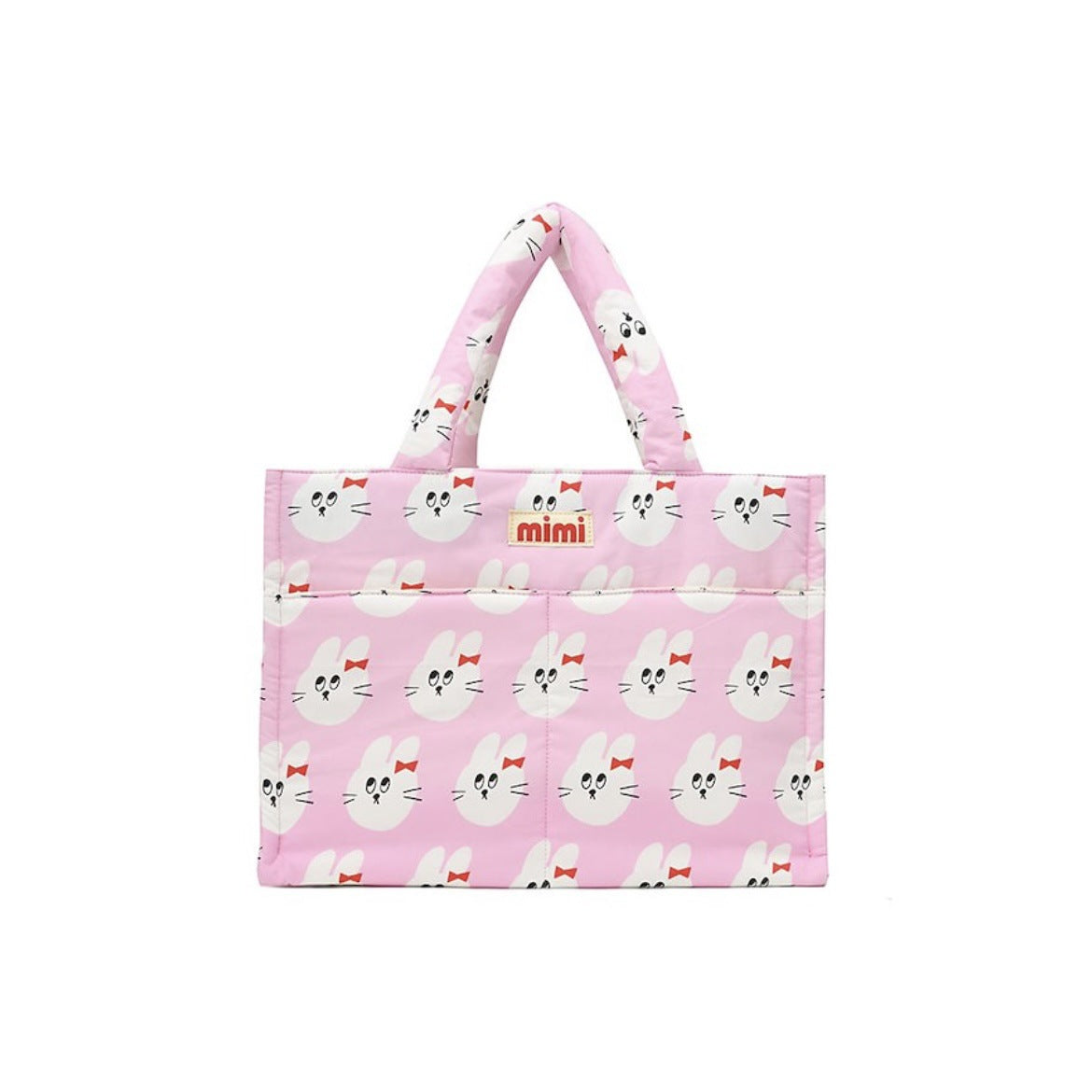 HKM-6632125 Cartoon Print Cotton Handbag for Pet Storage - Multiple Designs Available