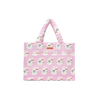 HKM-6632125 Cartoon Print Cotton Handbag for Pet Storage - Multiple Designs Available