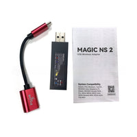 HKM-663379 Bluetooth Gamepad Converter with Data Cable – Black, lightweight design for seamless gameplay