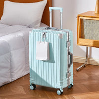HKM-663443 Kids Green Mini Trolley Suitcase - Durable Lightweight PC Hard Shell Luggage for Travel
