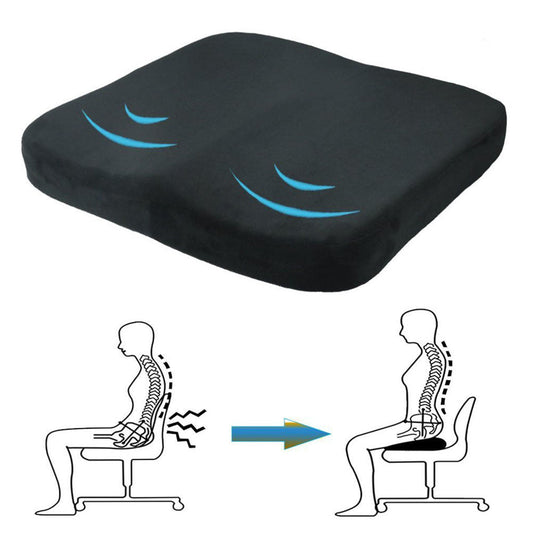HKM-663443 Memory Foam Comfort Cushion - 40x40x6cm - High-Density Rebound Core with Soft Fabric Cover