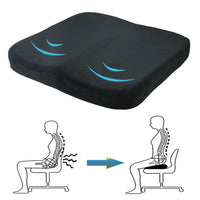 HKM-663443 Memory Foam Comfort Cushion - 40x40x6cm - High-Density Rebound Core with Soft Fabric Cover
