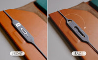 HKM-663443 Portable Silicone Card Holder with Anti-Lost Design - Available in Green Gray and Yellow Powder