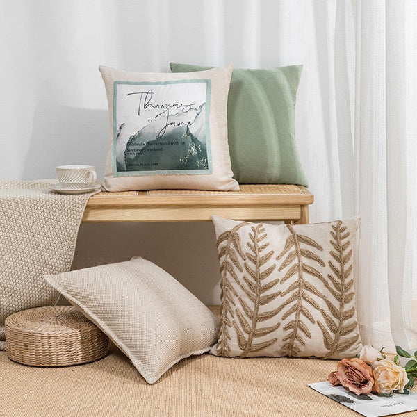 HKM-663507 Modern Simple 45x45cm Polyester Fiber Pillow Cover