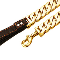 HKM-6635453 316L Stainless Steel Dog Traction Chain - Available in 50cm, 60cm, 70cm, 80cm, 90cm Lengths