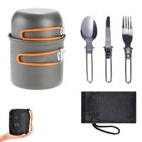 HKM-663571 Ultralight Compact Outdoor Cooking Mess Kit for Camping and Picnics