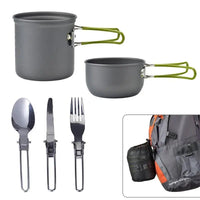 HKM-663571 Ultralight Compact Outdoor Cooking Mess Kit for Camping and Picnics