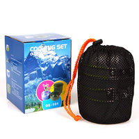 HKM-663571 Ultralight Compact Outdoor Cooking Mess Kit for Camping and Picnics