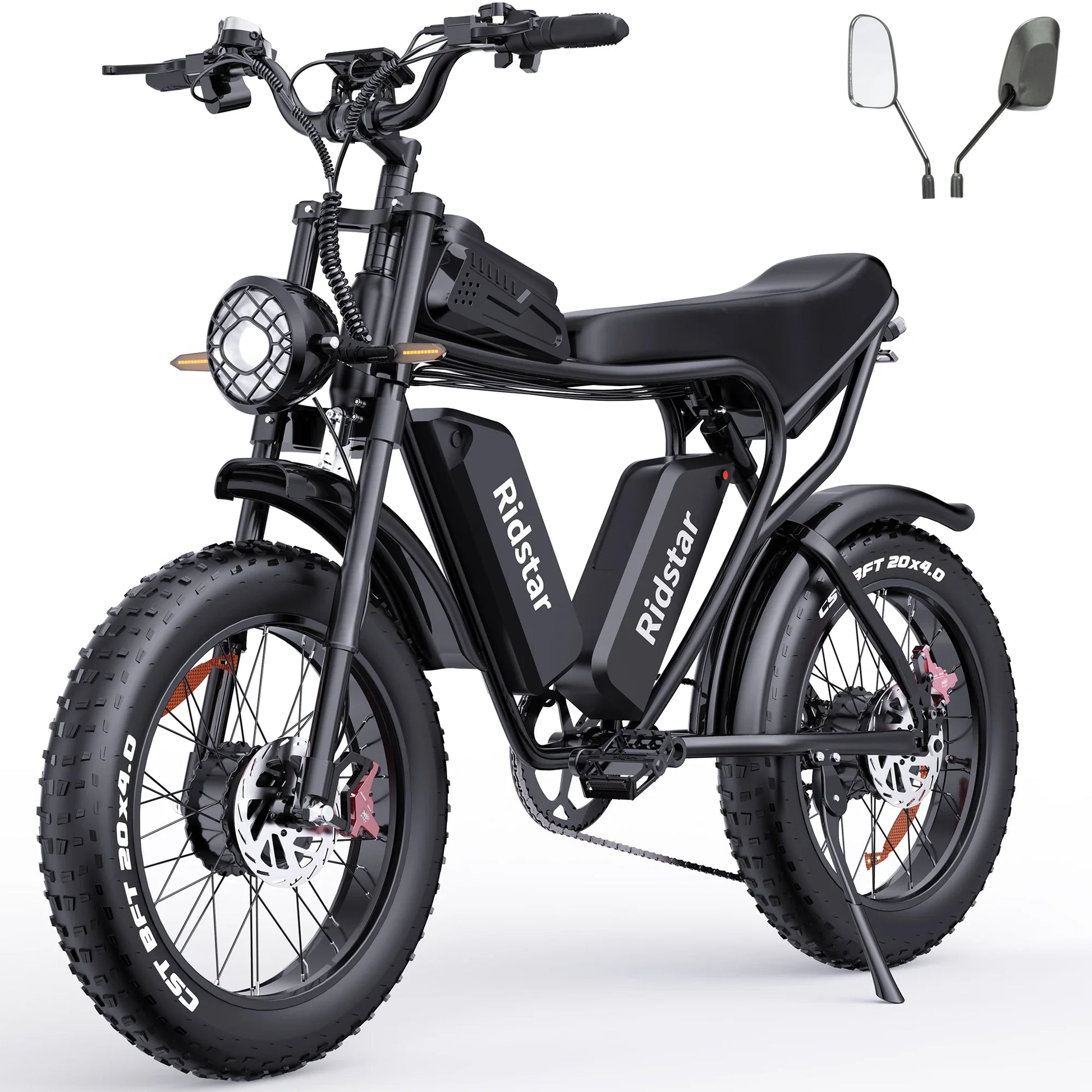 HKM-663763 High-Performance Electric Mountain Bike with 2000W Dual Hub Motor and Dual Lithium Battery