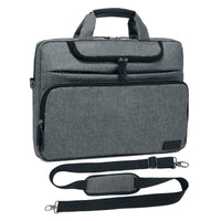 HKM-663763 Waterproof 17-Inch Canvas Unisex Messenger Bag for Casual Travel and Laptop Use