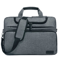 HKM-663763 Waterproof 17-Inch Canvas Unisex Messenger Bag for Casual Travel and Laptop Use