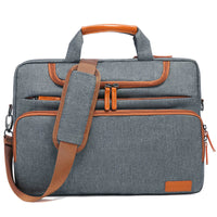 HKM-663763 Waterproof 17-Inch Canvas Unisex Messenger Bag for Casual Travel and Laptop Use