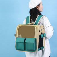 HKM-6637885 Extendable Large Capacity Pet Backpack for Cats and Dogs, Nylon Material, Medium Soft Design