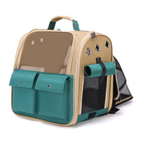 HKM-6637885 Extendable Large Capacity Pet Backpack for Cats and Dogs, Nylon Material, Medium Soft Design