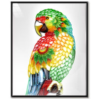 HKM-663891 Quilted Paper Painting Craft Kit with Custom and Colorful Quilling Paper