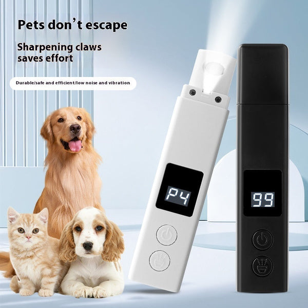 HKM-6639421 Electric Pet Nail Grinder with Dust Cover and LED Light, Suitable for Dogs