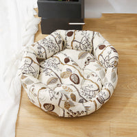 HKM-6639677 All-Seasons Dog Kennel Mat for Small to Large Breeds with Comfortable Backrest