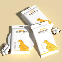 HKM-6641085 Disposable Pet Wet Wipes and Gloves Set for Dogs and Cats ¨C 6 Pack