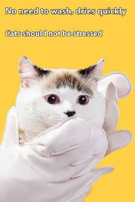 HKM-6641085 Disposable Pet Wet Wipes and Gloves Set for Dogs and Cats ¨C 6 Pack