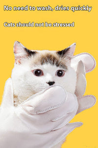 HKM-6641085 Disposable Pet Wet Wipes and Gloves Set for Dogs and Cats ¨C 6 Pack
