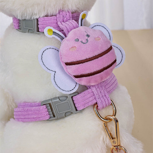 HKM-6641213 Adjustable Pet Traction Vest with Rope for Small Dogs - Multiple Colors Available